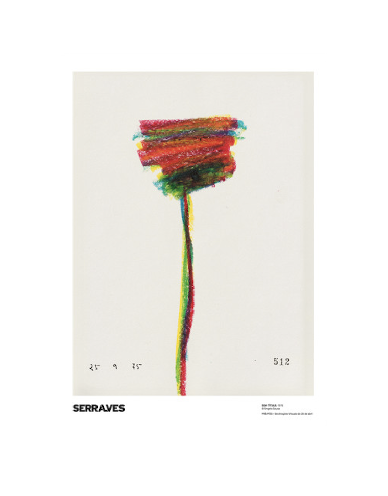 Poster com a obra Sem título, 1975, de Ângelo de Sousa (Serralves)