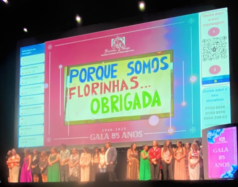gala no aveirense na festa dos 85 anos das Florinhas