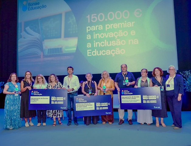 Projeto do Agrupamento de Escolas de Águeda entre os vencedores do Prémio Sonae Educação.