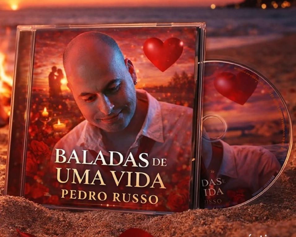 Pedro Russo lança novo CD com baladas românticas em 2026.