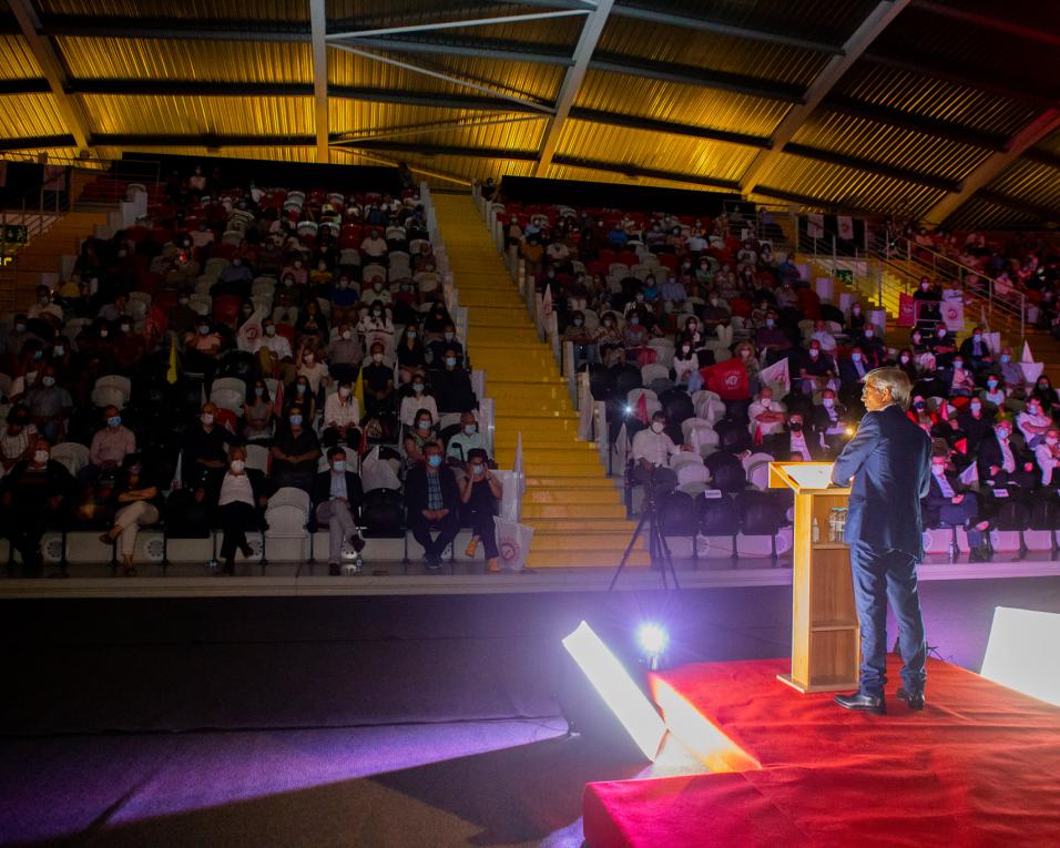 Eleições Autárquicas 2021: PS apresentou candidatos com casa cheia na Arena de Ovar.