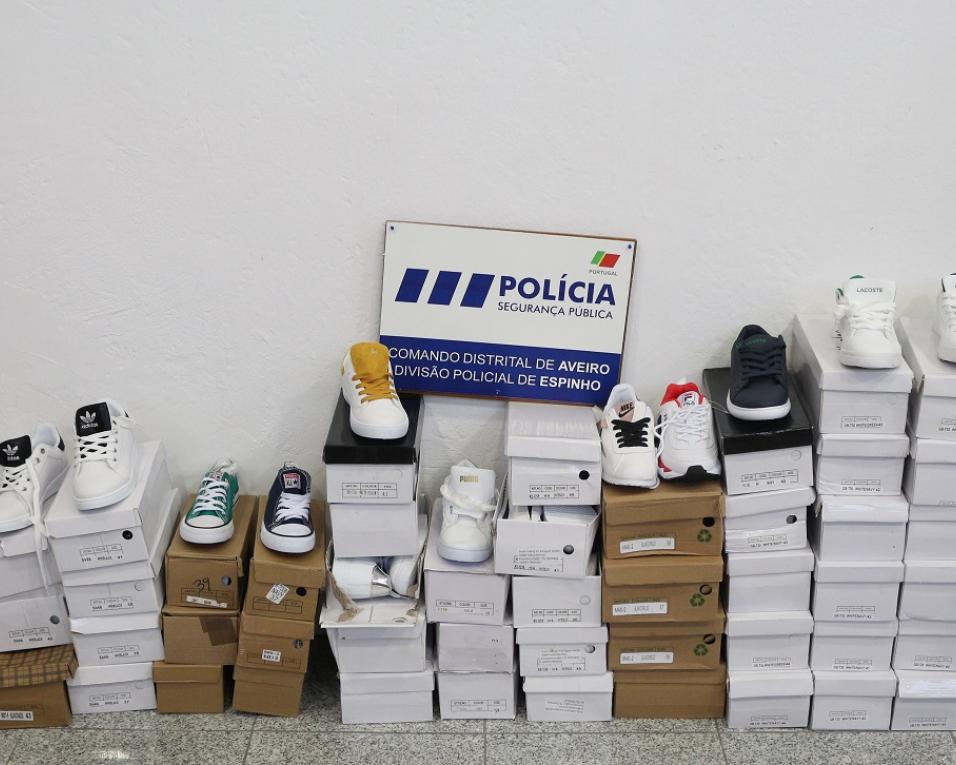 PSP: Apreensão de material alegadamente contrafeito.