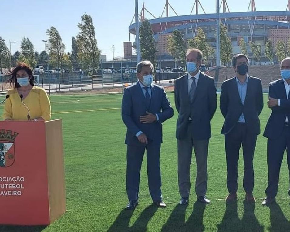 Foi inaugurada a primeira fase da ‘Aldeia do Futebol’ em Aveiro.