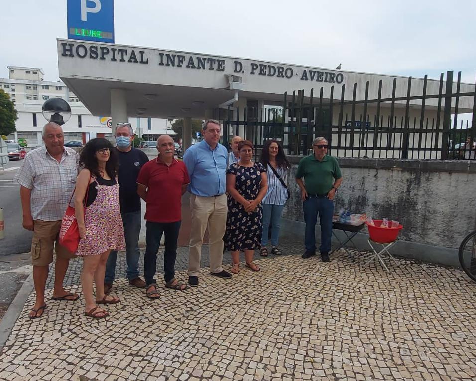 Movimento de Utentes do Centro Hospitalar do Baixo Vouga preocupado com o 'estado da saúde' no SNS.