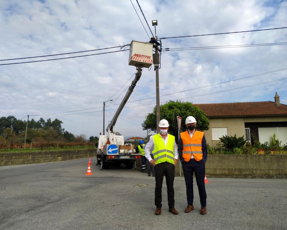 Substituição de luminárias por tecnologia LED já arrancou em Águeda.