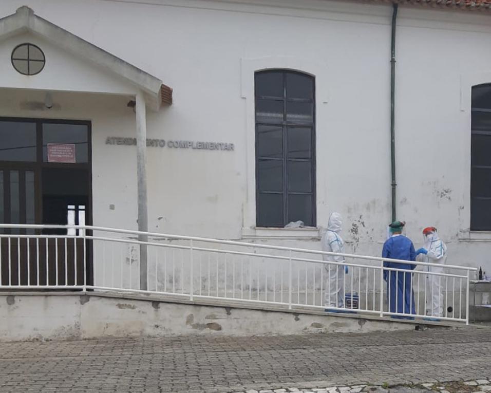 Centro de Saúde de Oliveira do Bairro com nova área dedicada à COVID-19. 