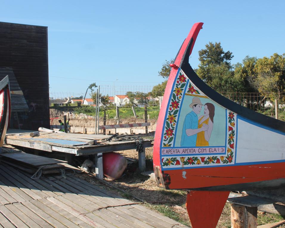 Começou a empreitada de ampliação do Estaleiro-Museu da Praia do Monte Branco.