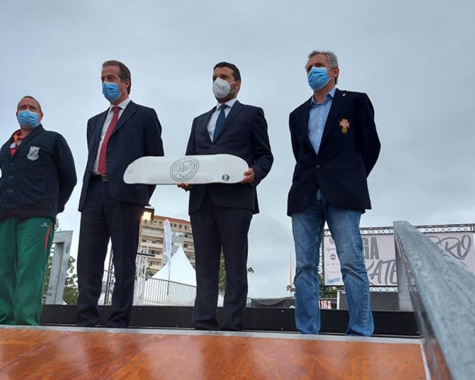 Novo Skate Park de Aveiro foi inaugurado esta tarde.