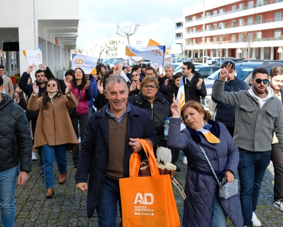 Legislativas: Cabeça de Lista da Aliança Democrática fala em acolhimento carinhoso do eleitorado.