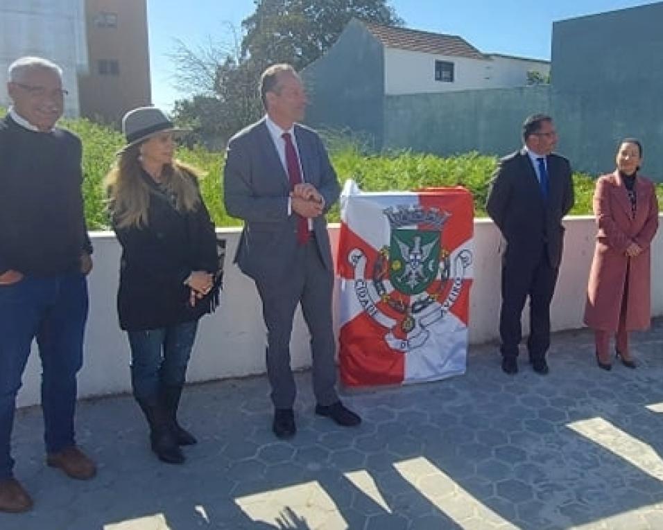 São Bernardo: Obras de requalificação da estrada principal e da envolvente à Escola Básica foram inauguradas.