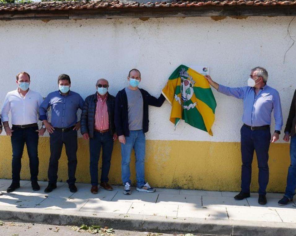 Câmara de Águeda: Avenida da República recuperada em Macinhata do Vouga.