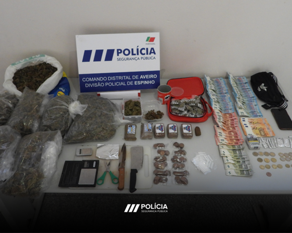 psp deteve suspeito de trafico