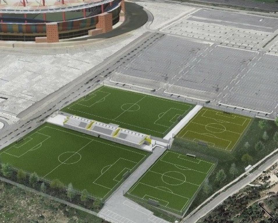 Novo Complexo Desportivo do Estádio Municipal de Aveiro em fase de conclusão.