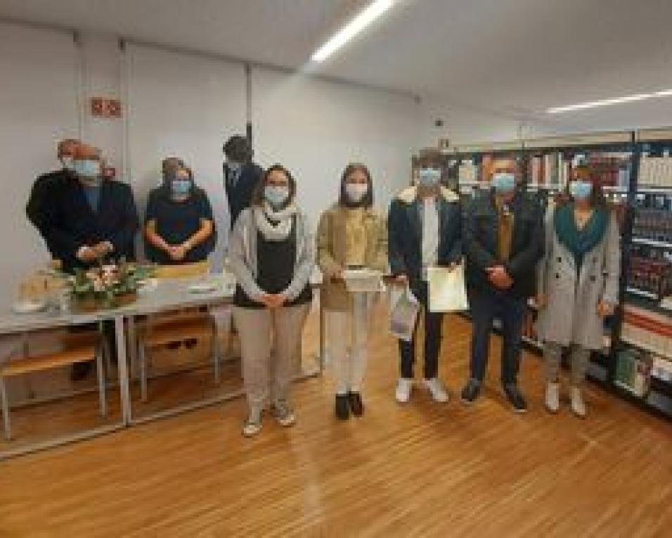 Melhores alunos da Escola Secundária da Gafanha da Nazaré distinguidos esta tarde.