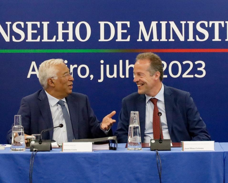 Reunião do Conselho de Ministros realizada em Aveiro.