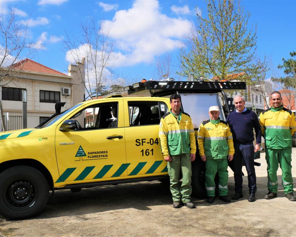 Sapadores Florestais de Águeda reforçados com nova viatura de combate a incêndios.