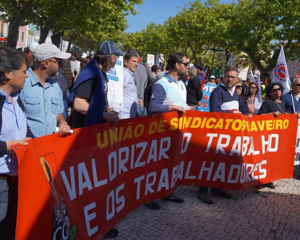 1.º de Maio assinalado em Aveiro.