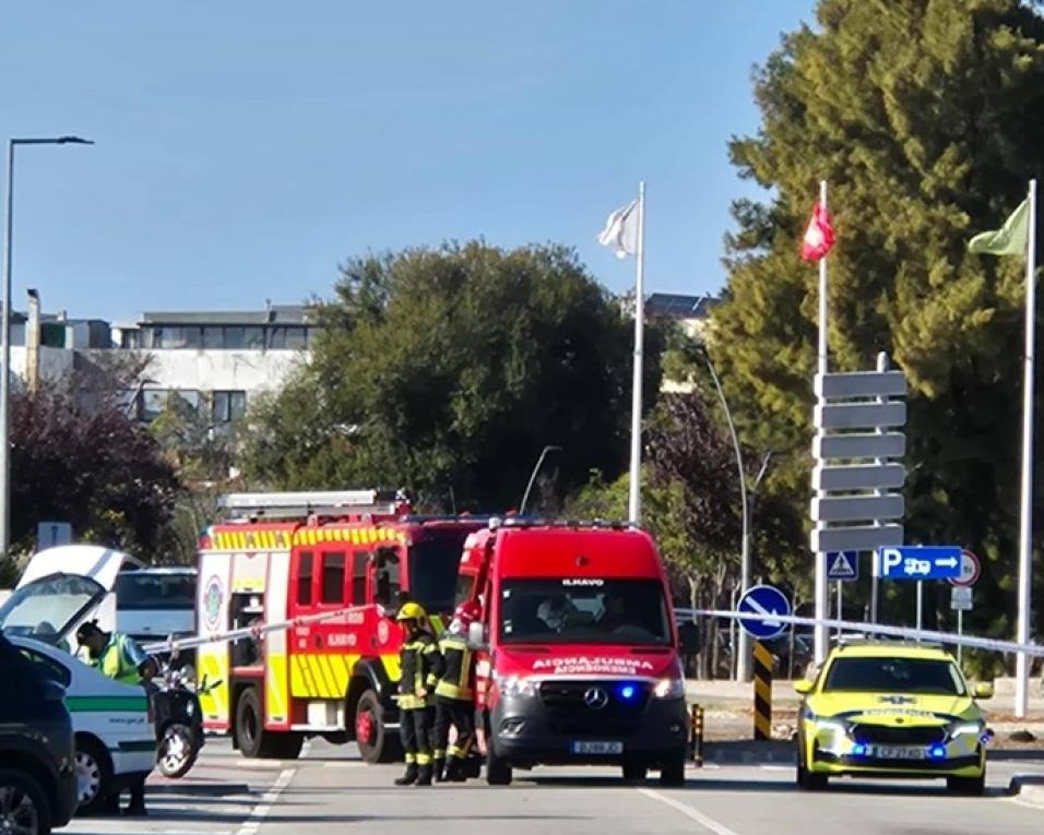 acidente provoca um ferido grave em Ilhavo
