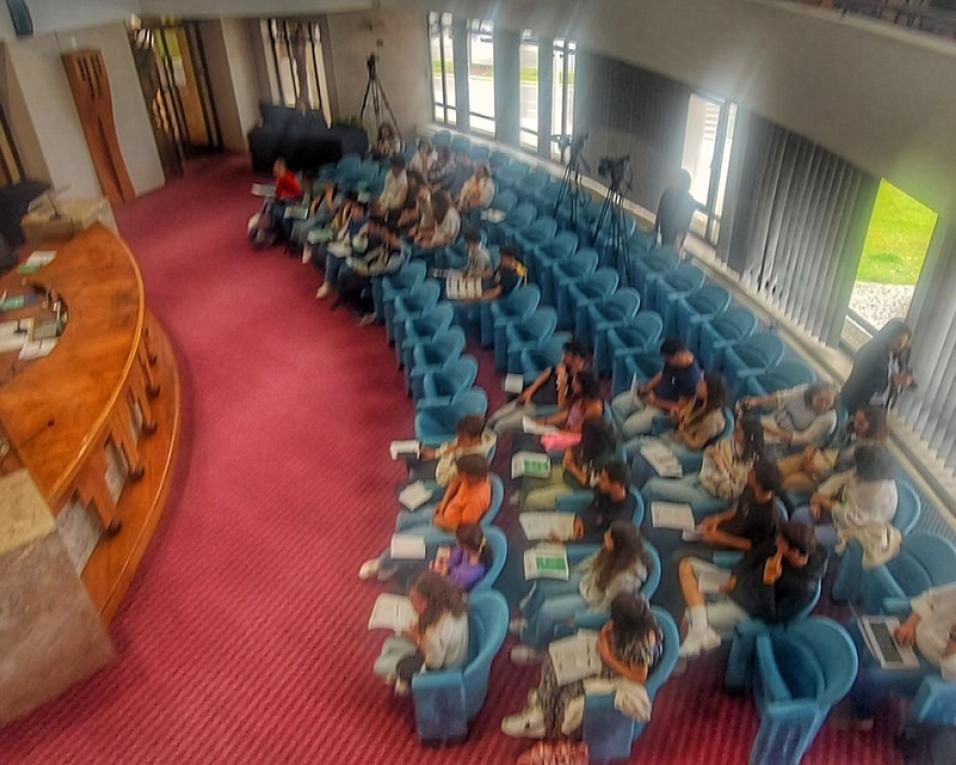 Assembleia Municipal Jovem de Ílhavo cumpriu mais uma sessão esta tarde.