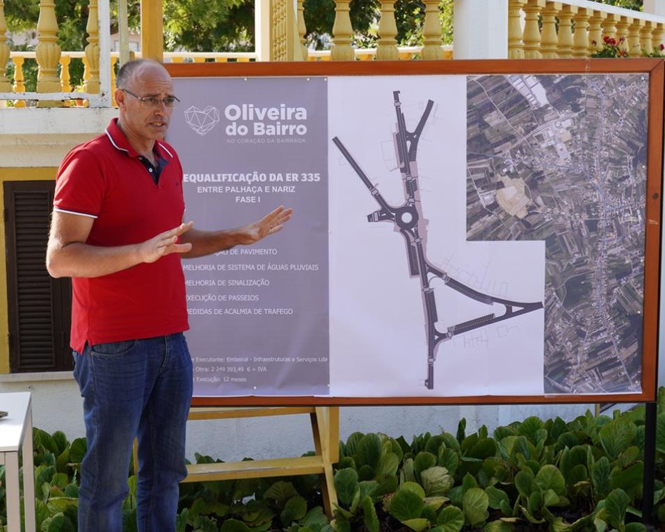Oliveira do Bairro prepara o investimento de cerca de 2,3 milhões de euros na reabilitação da estrada regional 335.