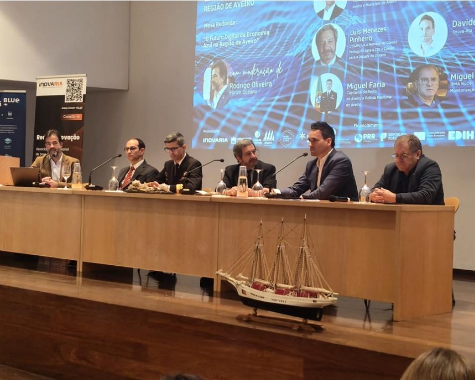Região de Aveiro como referência nacional da economia azul digital.
