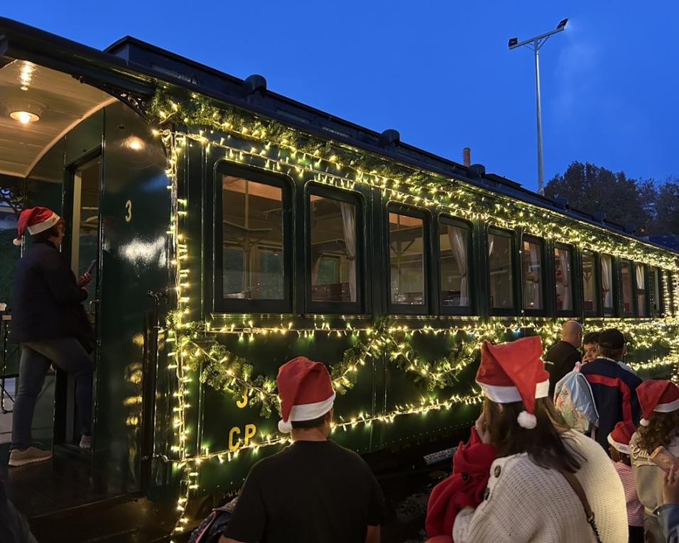 comboio de natal regressa à linha do vouga