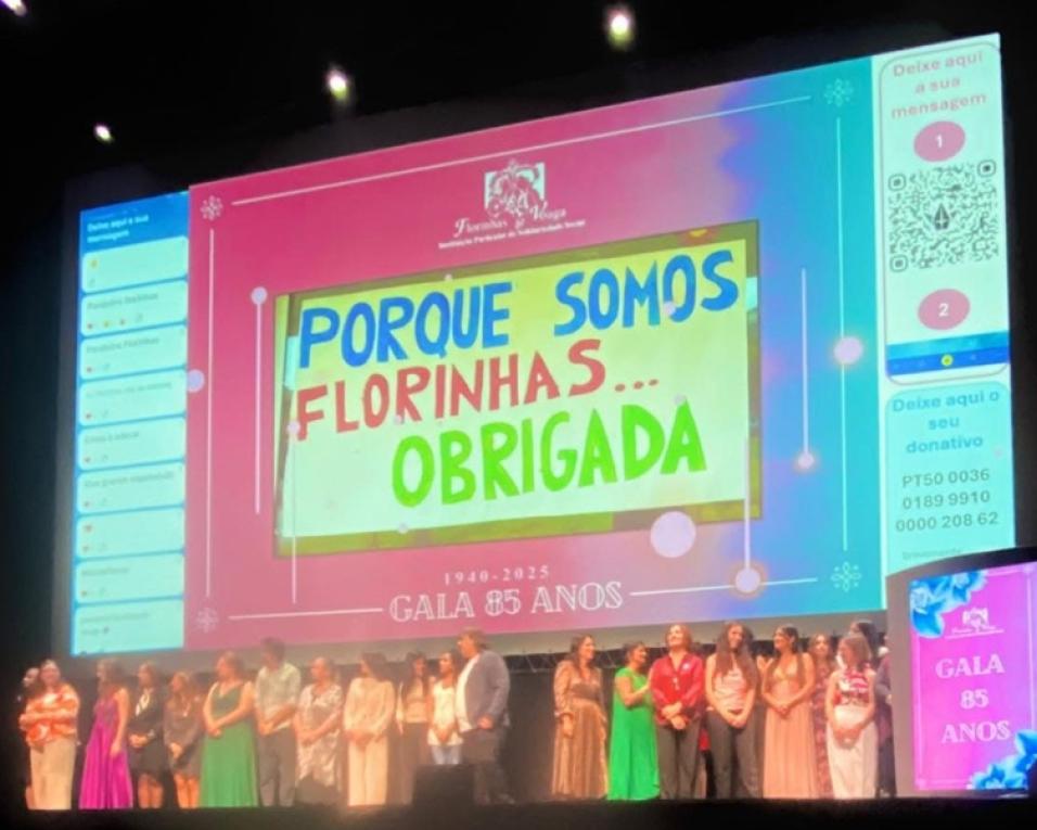 gala no aveirense na festa dos 85 anos das Florinhas