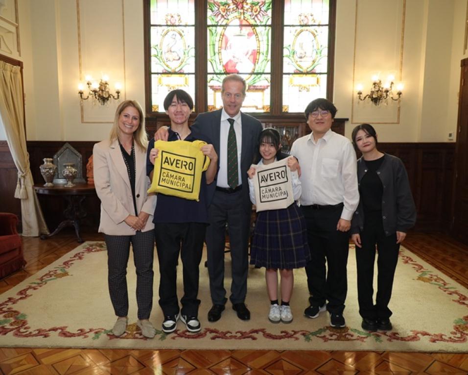 aveiro recebe visita de alunos japoneses