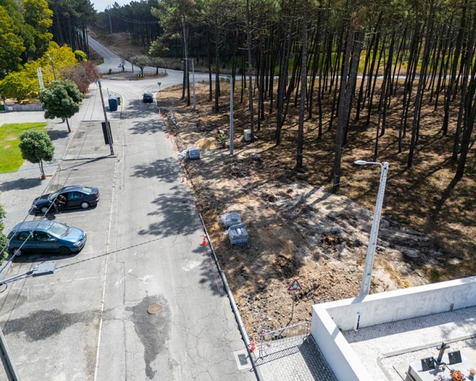 pavilhao e mortuária da gafanha do carmo com nova area de estacionamento