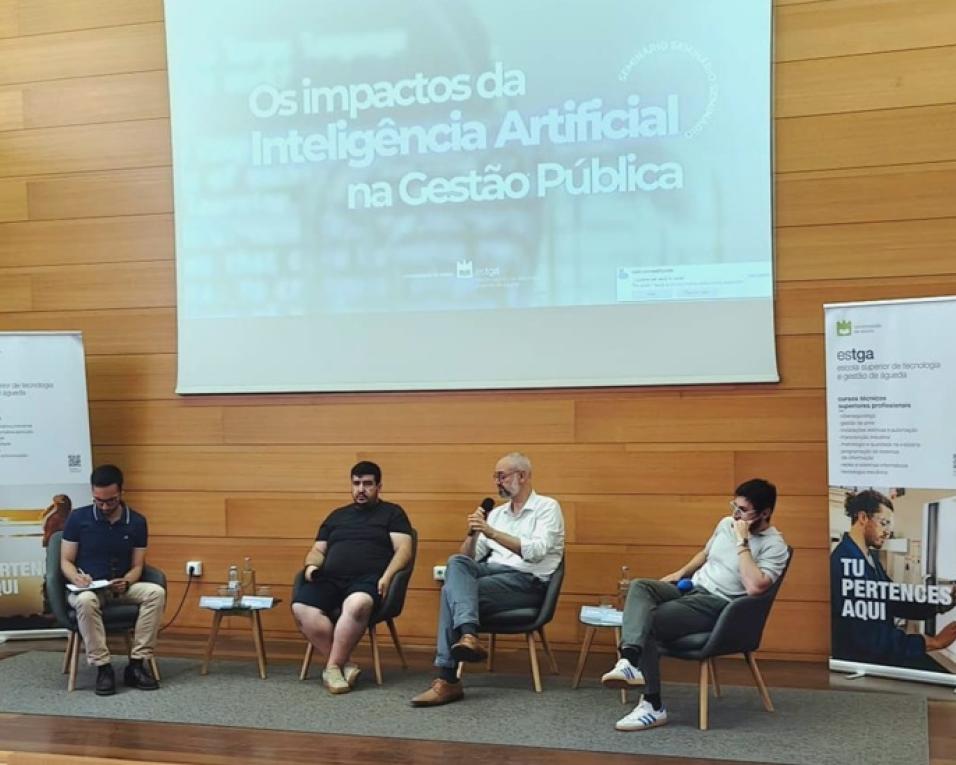Seminário debateu os impactos da Inteligência Artificial na Gestão Pública na ESTGA-UA