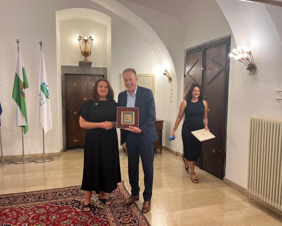 Ribau Esteves presidiu a reuniões da Rede Europeia Arte Nova na Eslovénia 