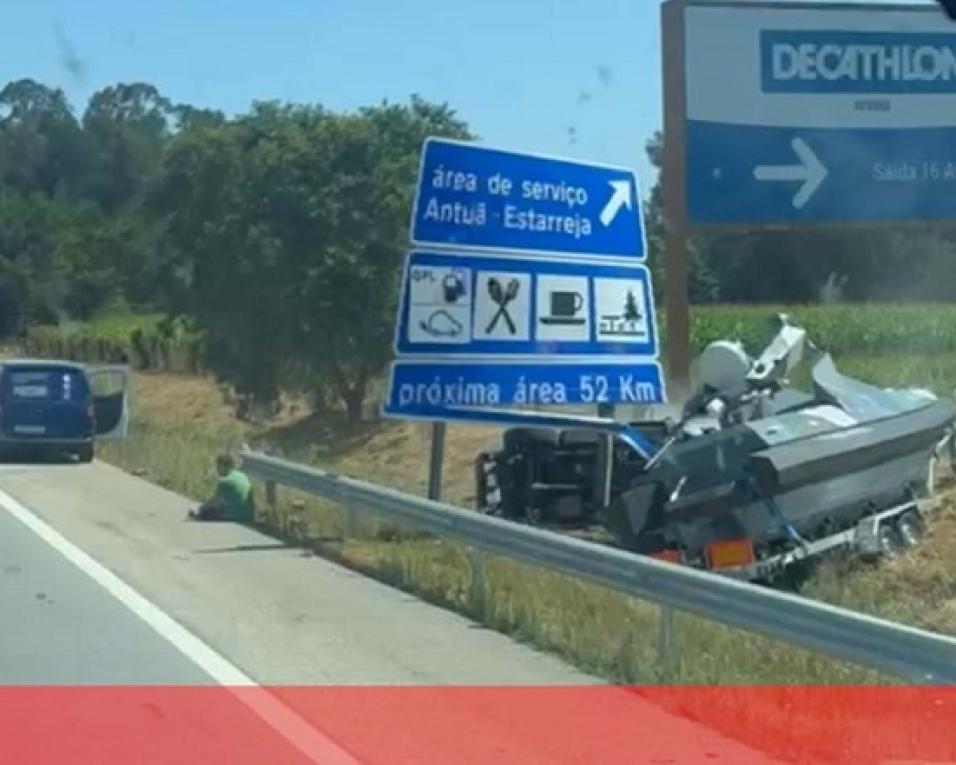 Estarreja: Despiste na A1 condiciona circulação.