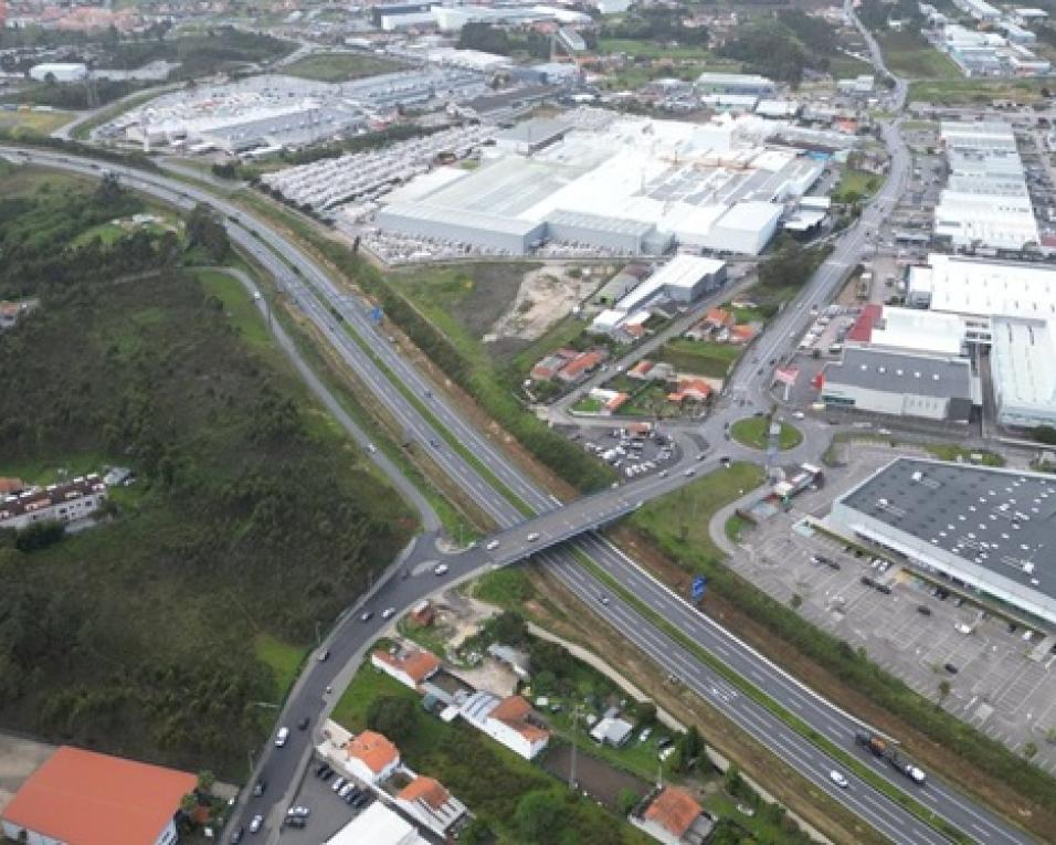 camara de aveiro abre novo arruamento na zona industrial de taboeira