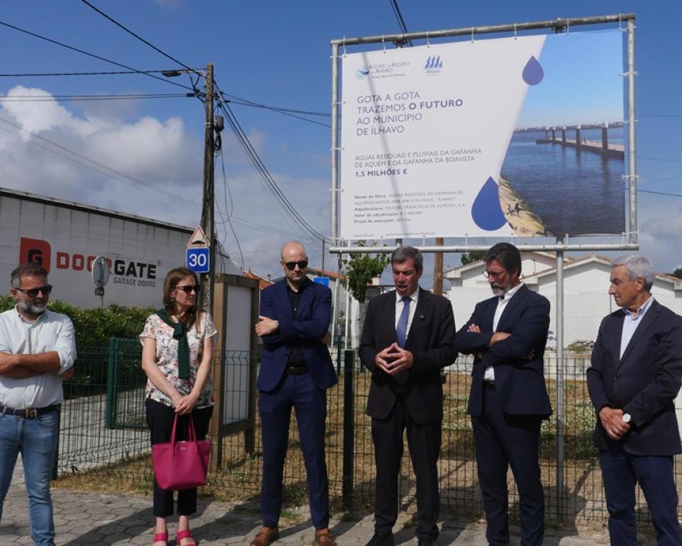 obra que completa a rede de saneamento comeca na Gafanha da Boavista