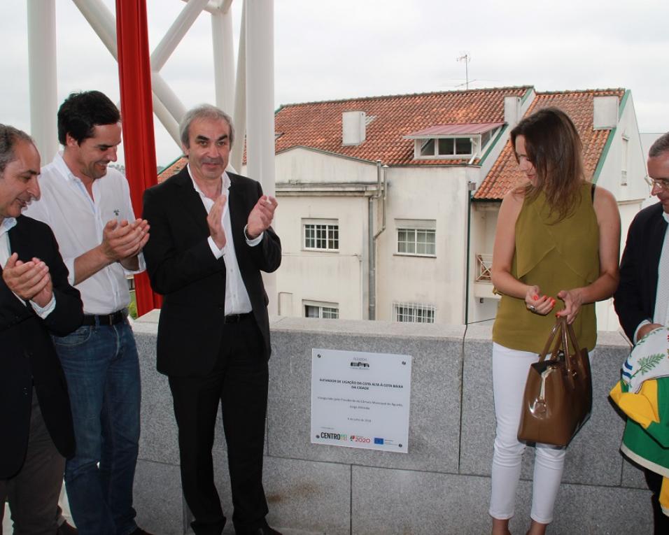 Águeda: Elevador panorâmico já funciona.