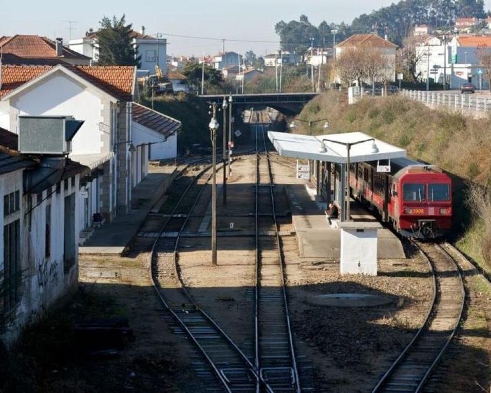 Águeda: Edifício da Estação da CP concessionado ao Município.