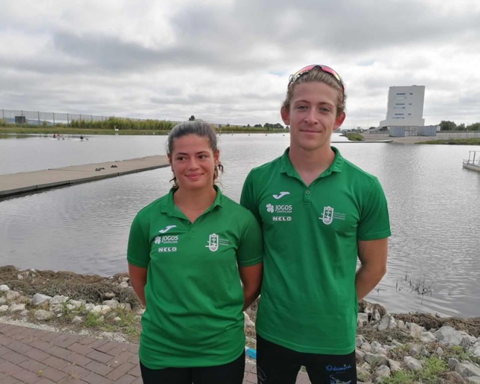 ana batista em final de canoagem