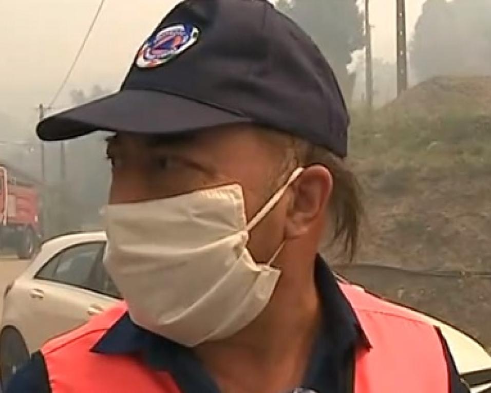 Sever enfrenta propagação do incêndio de Oliveira de Frades.