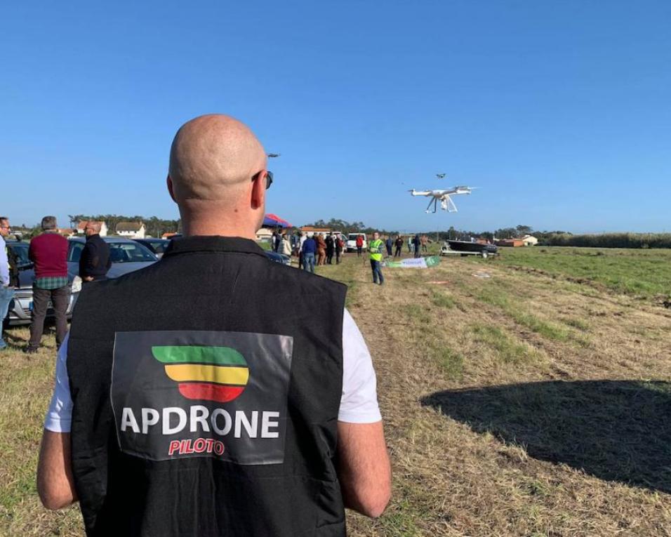 Ponto drone da gafanha da Boa Hora em fim de semana de atividades.