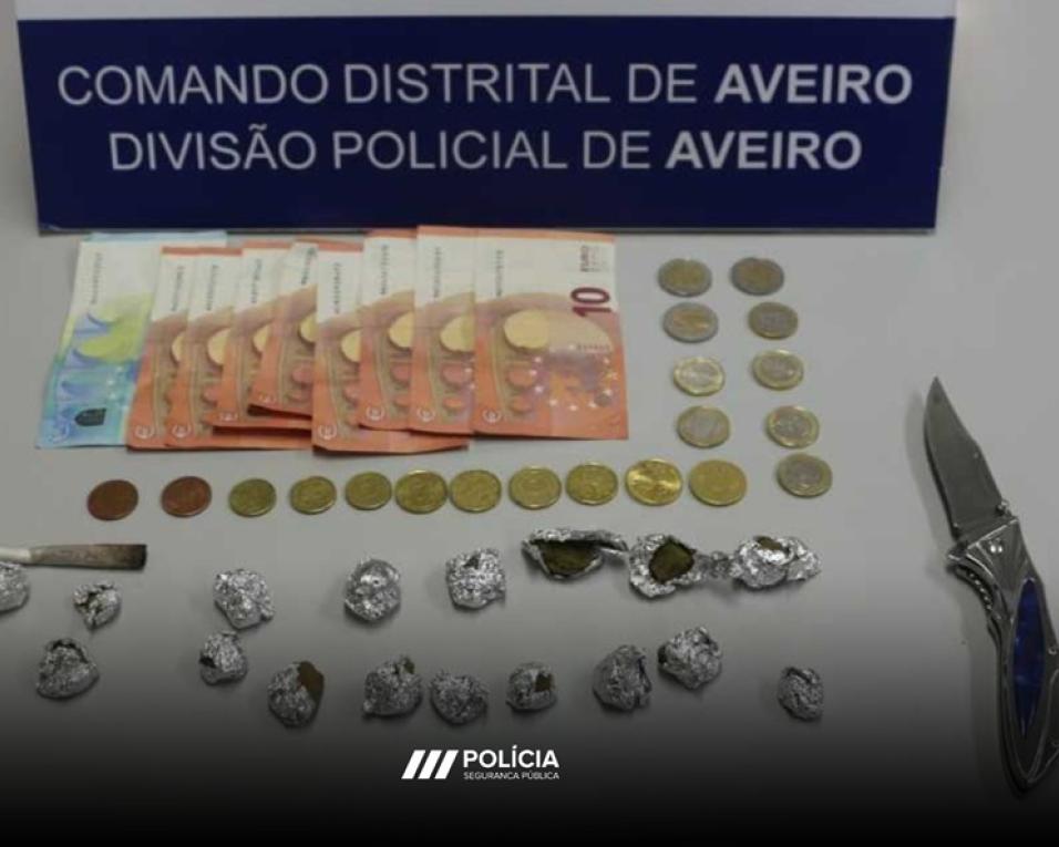 psp deteve suspeito de furtos a jovens