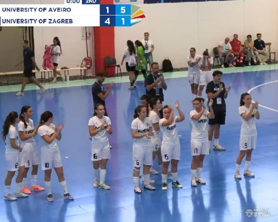 aveiro perde final europeia de futsal universitário