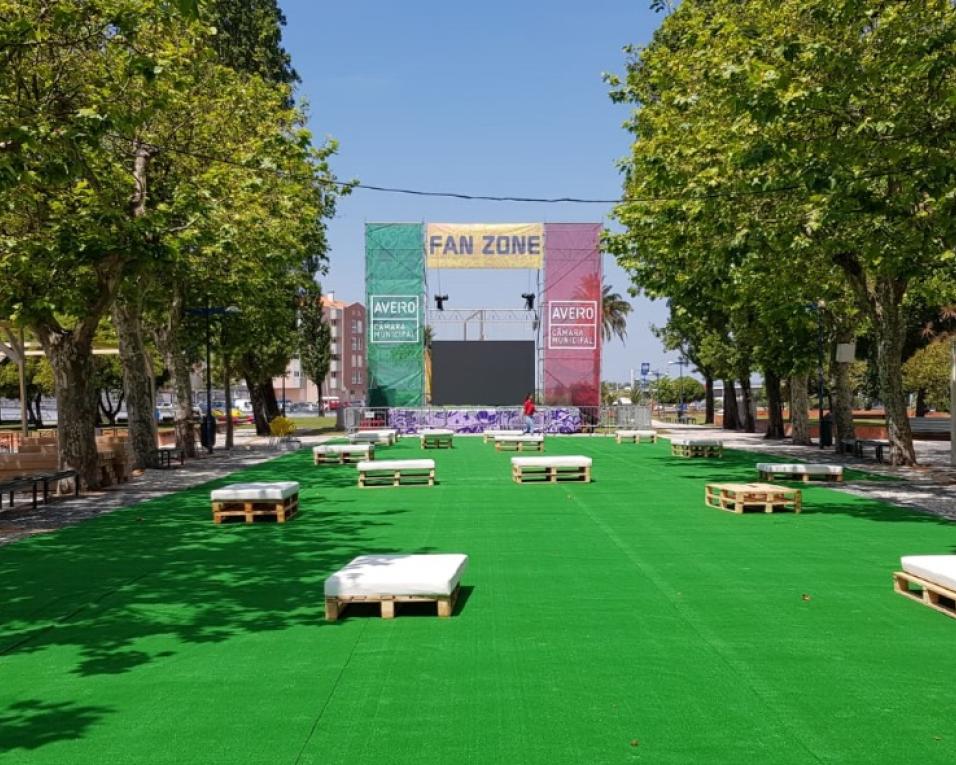 Aveiro: Rossio tem fan zone para jogos do mundial.