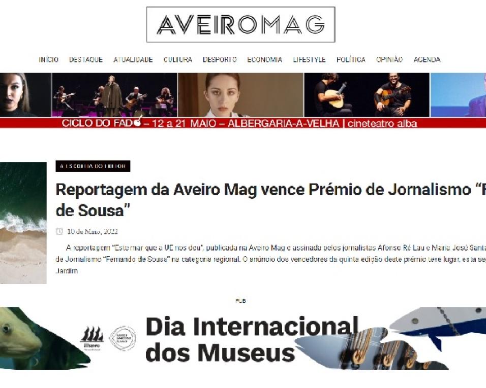Revista aveirense vence Prémio de Jornalismo Fernando de Sousa.