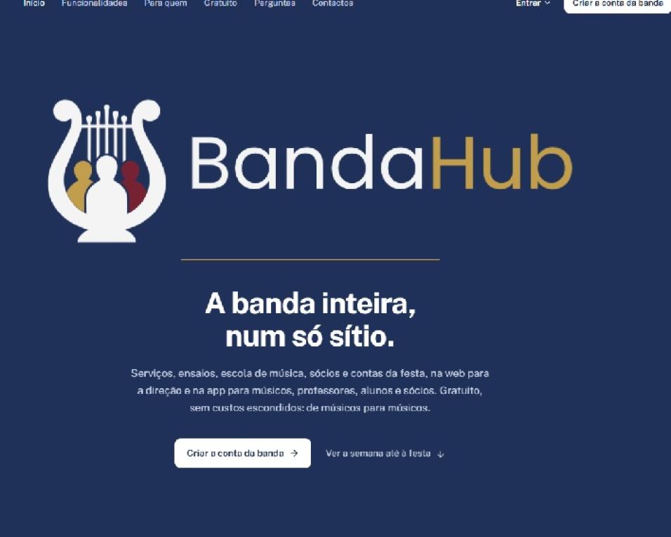tecnologica de albergaria cria plataforma de gestão para bandas filarmónicas