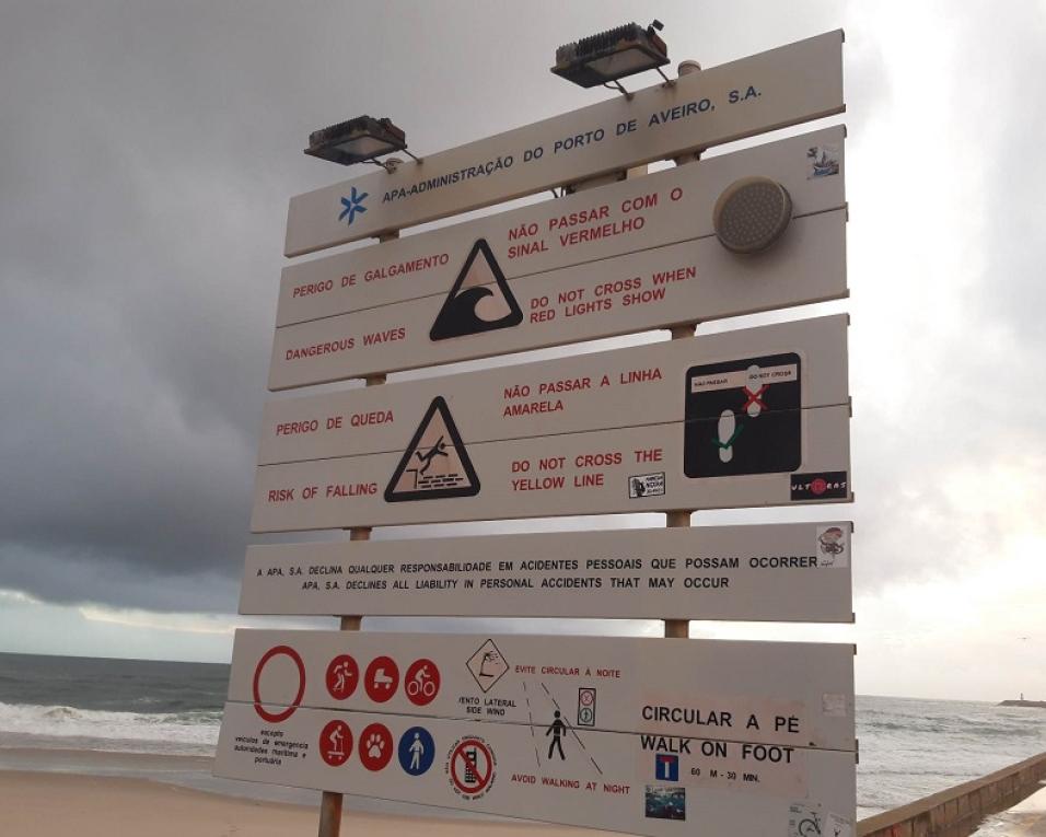 Autoridade Marítima alerta para agravamento do estado do mar.