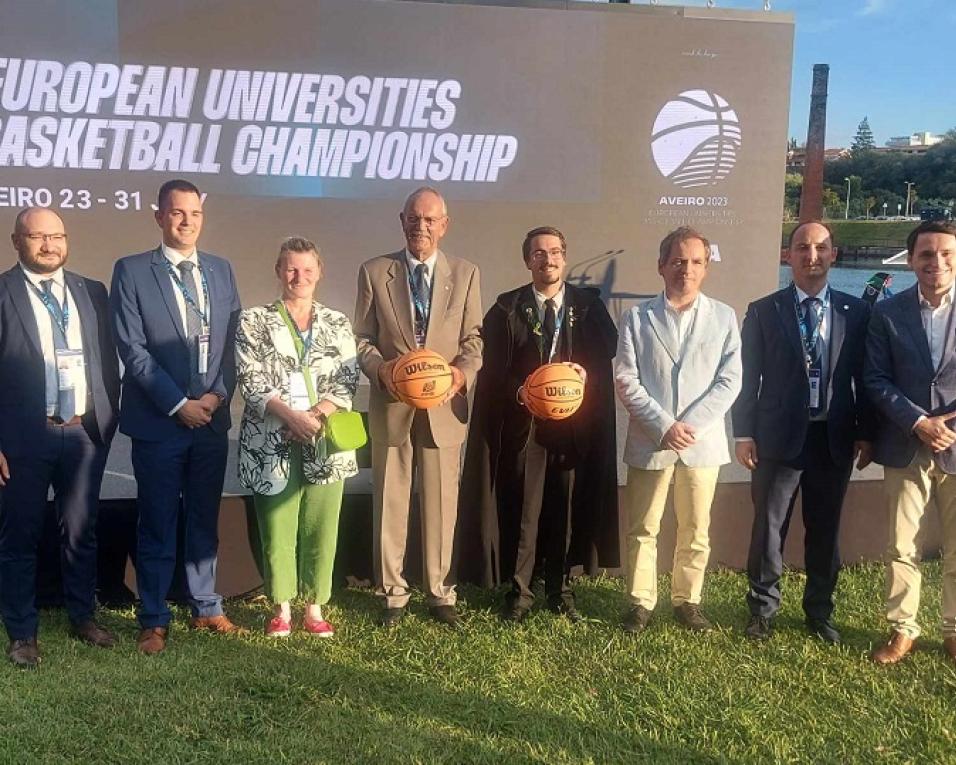 Aveiro: Campeonato Europeu Universitário de Basquetebol em nome de uma Europa Unida.