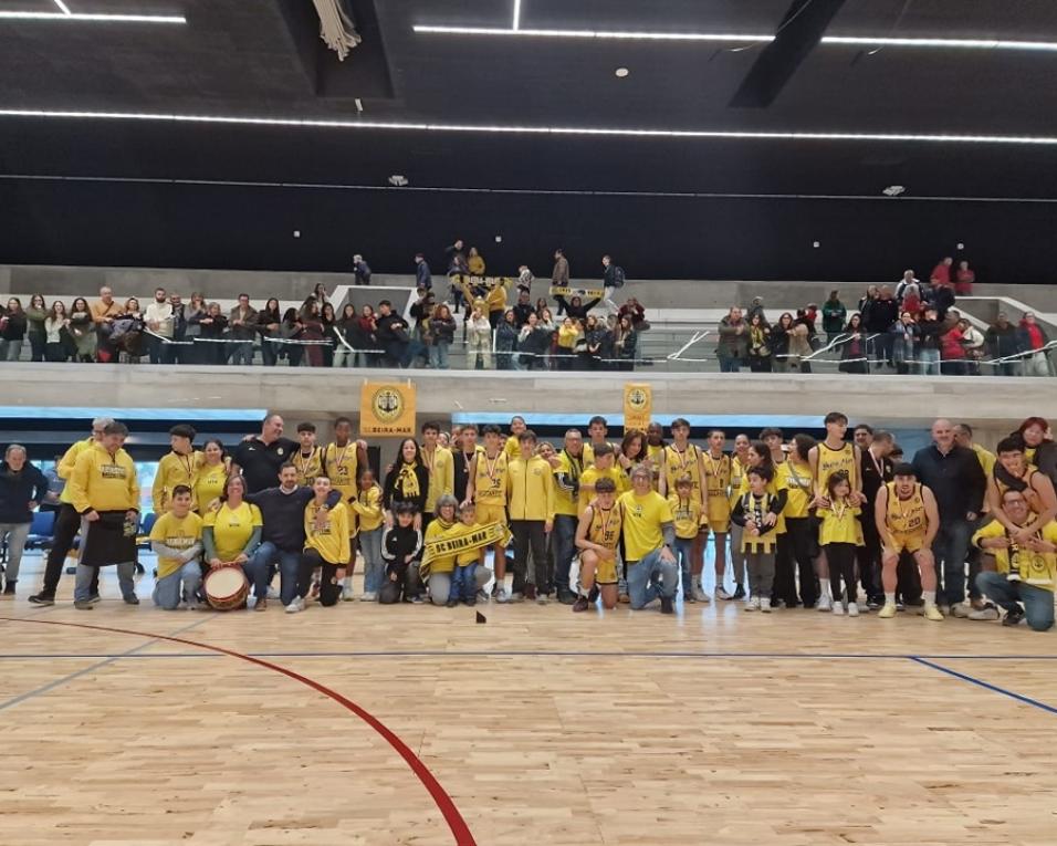 beira mar liderante na formação em basquetebol