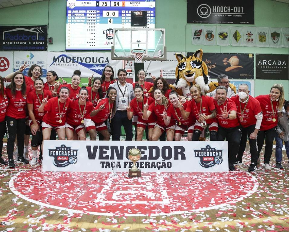 Basquetebol: Benfica vence Taça Federação.