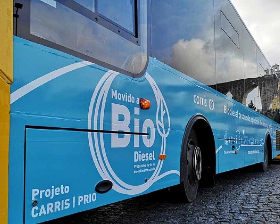 Prio e Carris estudam performance de biocombustíveis em autocarros.