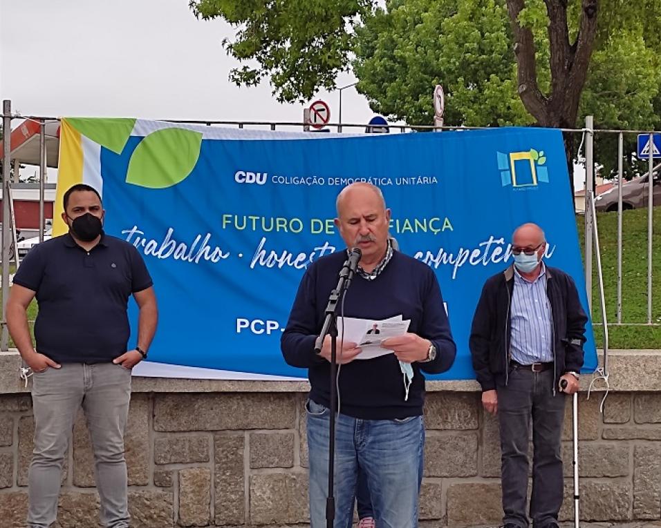 Fernando Saramago é candidato da CDU à União de Freguesias de Beduído e Veiros.  Fernando Saramago é candidato da CDU à União de Freguesias de Beduído e Veiros.